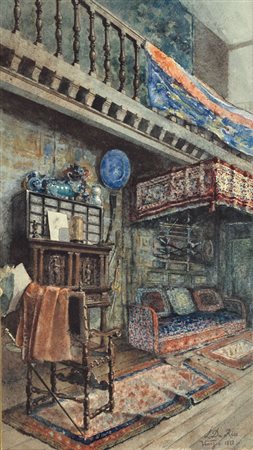 DA RIOS LUIGI Vittorio Veneto (Tv) 1844 - Venezia 1892La casa dello...