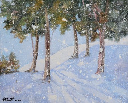 MARTINICO SALVATORE Marsala (TP) 16/01/1929Nevicataolio su masonite cm....