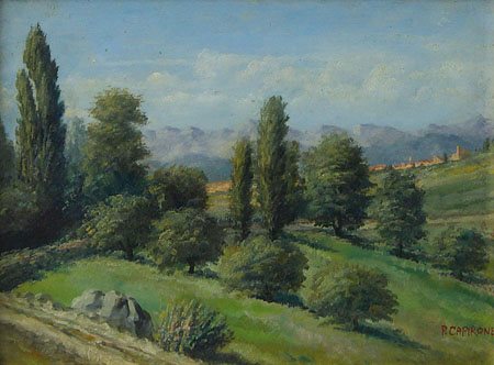 CAPIRONE PIETRO Italia XX secoloVicoforte Mondovì, Strada di Briagliaolio su...