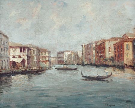 CIPRIANI NAZARENO Roma 23/12/1843 - 11/05/1923Veneziaolio su tela cm. 40x50,...