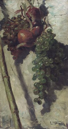 COPPINI FAUSTO ELISEO Milano 1870 - Buenos Aires 1945Natura mortaolio su tela...