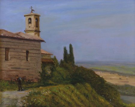 LIBANO CESARE Vercelli 14/11/1884 - Vercelli 17/04/1969Brusasco, 1968olio su...