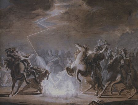 GAMBA ENRICO Torino 03/01/1831 - 19/10/1883Battagliatecnica mista su carta...