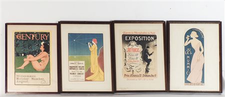 SERIE DI QUATTRO AFFICHES - FOUR AFFICHES FRANCIA - FRANCE MAÎTRES DE...