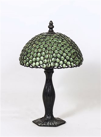 LUME DA TAVOLO IN ANTIMONIO - ANTIMONY TABLE LAMP realizzato in stile...