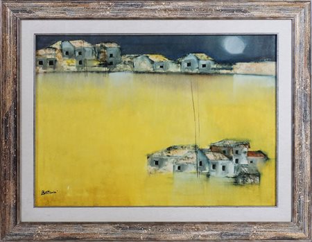 LIDO BETTARINI Campo di grano - Cornfield olio su tela - oil on canvas,...