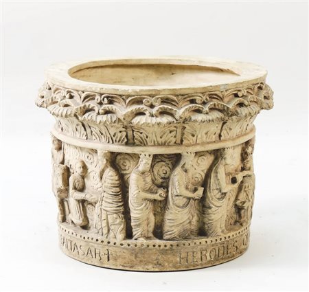 PORTAVASI IN TERRACOTTA - TERRACOTTA CACHEPOT Manifattura di Signa, inizio...