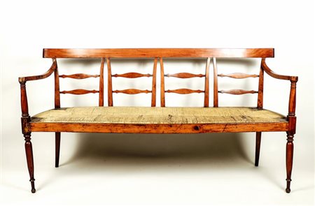 DIVANETTO IN CILIEGIO - CHERRYWOOD SOFA XIX secolo - 19th secolo quattro...