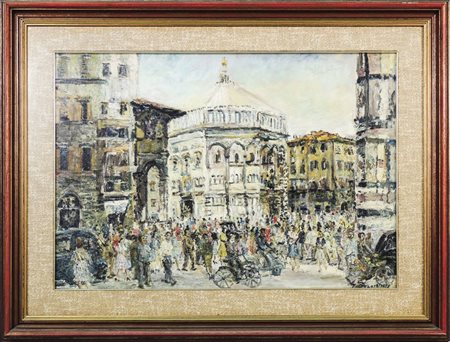 GUIDO BORGIANNI (1915-2011) Battistero di San Giovanni a Firenze 1954 - San...