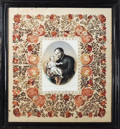 IMMAGINE DEVOZIONALE RAFFIGURANTE SAN GAETANO - DEVOTIONAL IMAGE OF ST....