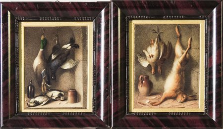 WILLIAM CRUICKSHANK (1848-1922) Nature morte con selvaggina - Still Lives...