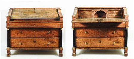 CASSETTONE A RIBALTA IN CILIEGIO - CHERRYWOOD FALL FRONT CHEST OF DRAWERS...