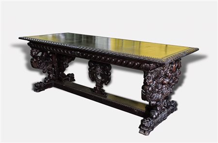 TAVOLO IN NOCE - WALNUT TABLE inizio del XX secolo - early 20th Century...