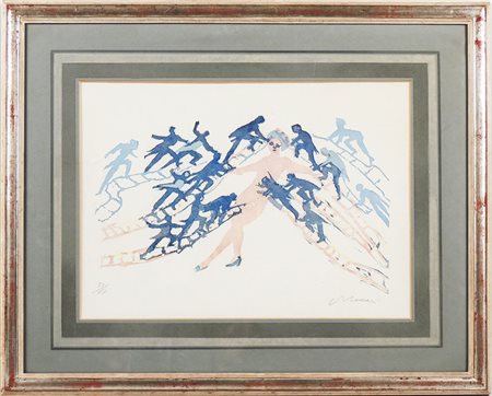 MINO MACCARI (1898-1989) Composizione con figure - Composition with Figures...