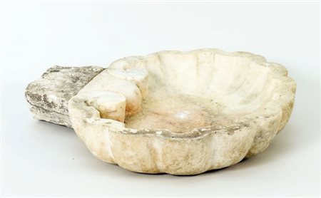 ACQUASANTIERA PENSILE IN MARMO - MARBLE WALL STOUP XVIII secolo - 18th...