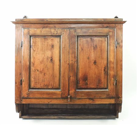 PIATTAIA PENSILE IN NOCE - WALNUT WALL PLATE RACK Toscana, metà del XIX...