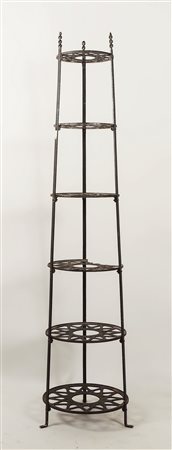 ÉTAGÈRE PORTAPIATTI IN GHISA - CAST IRON ETAGERE h cm 137,5