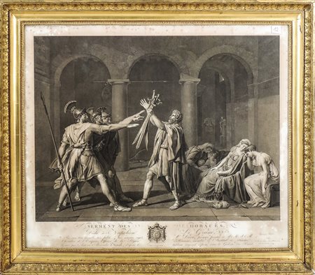IL GIURAMENTO DEGLI ORAZI - OATH OF THE HORATII inizio del XIX secolo -...