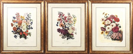 FIORI - FLOWERS coppia di stampe francesi - a pair of french prints ed...