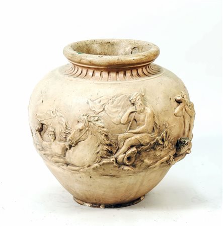 VASO IN TERRACOTTA - TERRACOTTA VASE Manifattura di Signa, inizio del XX...