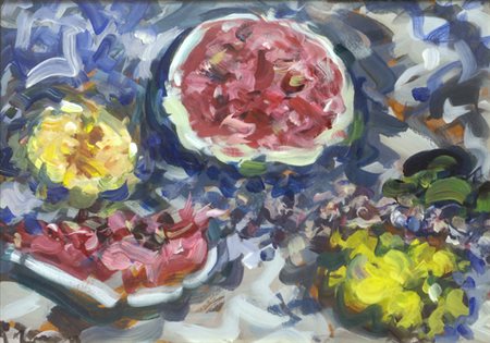 Enzo Pregno (Alessandria d’Egitto, 1898 - Firenze, 1972) NATURA MORTA CON...