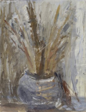 Mario Marcucci (Viareggio, 1910 - 1992) FIORI Olio su tela, cm. 60x45 Firma...