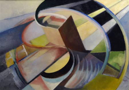 Marisa Mori (Firenze, 1900 - 1985) IL RITORNO DEGLI ATLANTICI 2, 1934 Olio su...