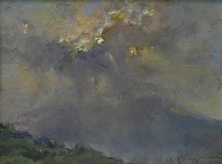 Alceste Campriani (Terni, 1848 - Napoli, 1933) EX ORIENTE LUX Olio su...