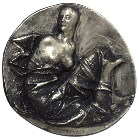 RICCARDO BENVENUTI Lucca 1939 Senza titolo 2012 Pittura su plastica Ø 45. A...