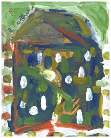 SILVIO LOFFREDO Parigi 1920 - Firenze 2013 Senza titolo Olio su cartoncino...