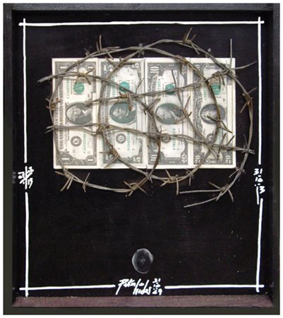 PETER HIDE 311065 (Franco Crugnola) Tradate 1965 Border line 2013 T.m. e...