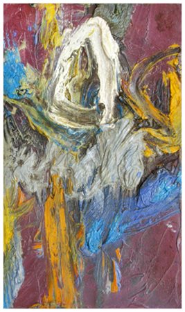 GIORGIO MOISO Cairo Montenotte 1942 Senza titolo 1999 Olio su tela 30 x 18....