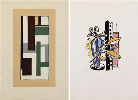 LEGER FERNAND Argentan 1881 - Gif-sur-Yvette 1955 Soggetti vari (anni'50)...