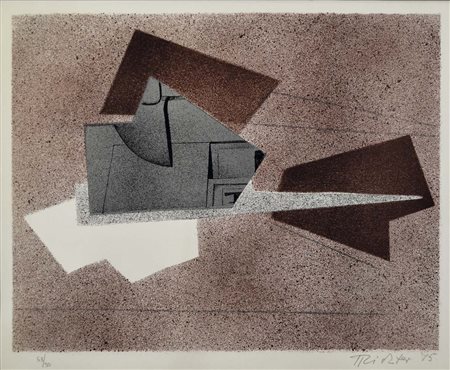 RICHTER HANS Berlino 1888 .- Locarno 1976 Composizione 1975 litografia es....