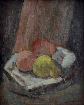 CASELLATO GILBERTO Venezia 1938 Natura morta olio su tela 50x40 firma in...