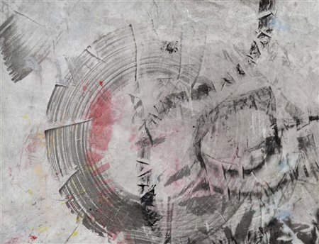 CARLONI PIETRO Bari 1957 Movimento circolare 2013 tecnica mista su tela...