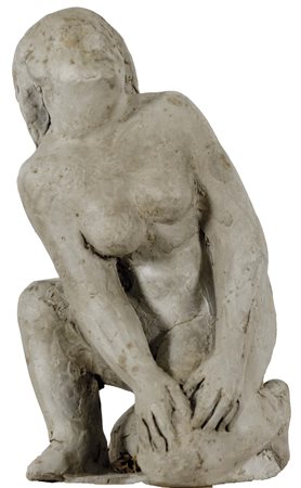 MANARIN GUIDO Venezia 1918-1955 Figura scultura in terracotta pezzo unico h. 27
