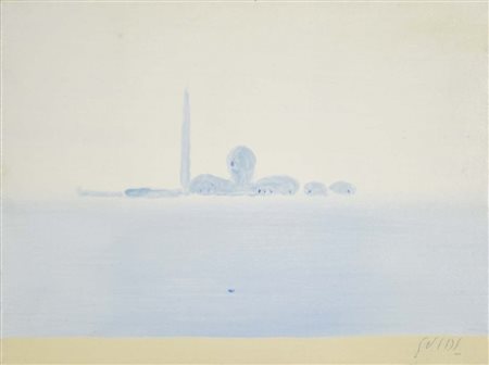 GUIDI VIRGILIO Roma 1892 - Venezia 1984 Marina di San Giorgio (primi anni...