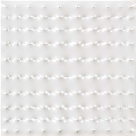 CASTELLANI ENRICO Castelmassa 1930 Estroflessione 1968 multiplo in pvc bianco...