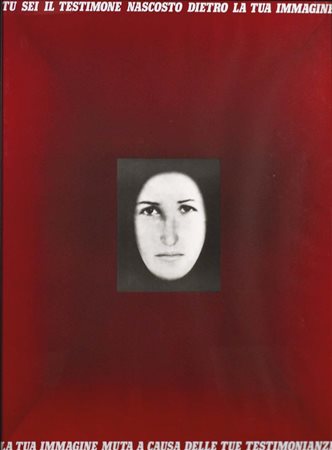 AGNETTI VINCENZO Milano 1926 - 1981 Tu sei il testimone nascosto dietro la...