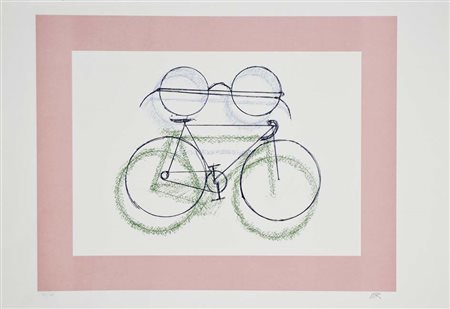 MAN RAY Philadelphia 1890 - Parigi 1976 Bicicletta con occhiali (1975)...