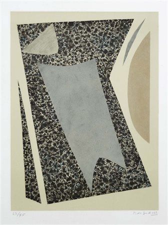 MAGNELLI ALBERTO Firenze 1888 - Meudon 1971 senza titolo litografia es. 23/75...