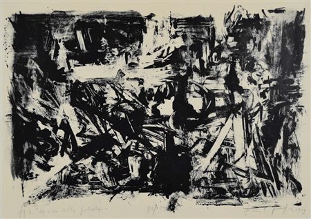 VEDOVA EMILIO Venezia 1919 - 2006 Dal ciclo della protesta 1959 litografia...