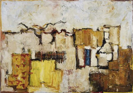 GAMBINO GIUSEPPE Vizzini 1928 - Preganziol (Tv) 1997 Paesaggio a Chioggia...