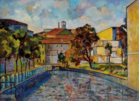 RAVENNA JUTI Annone Veneto (Ve) 1897 - Treviso 1972 Riviera S. Margherita,...