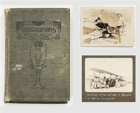 ALBUM CONTENENTE FOTOGRAFIE DI TRUPPE BRITANNICHE, CAMPAGNA DI PALESTINA E...