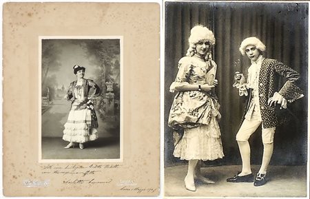 LOTTO DI FOTOGRAFIE D'EPOCA - OLD PHOTOGRAPHS LOT 1890/1930 varie tecniche...
