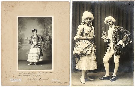 LOTTO DI FOTOGRAFIE D'EPOCA - OLD PHOTOGRAPHS LOT 1890/1930 varie tecniche...