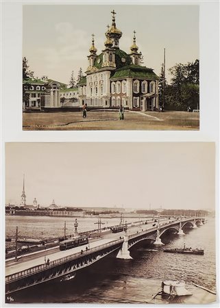 LOTTO DI FOTOGRAFIE DI SAN PIETROBURGO - ST. PETERSBURG PHOTOGRAPHS LOT XIX...