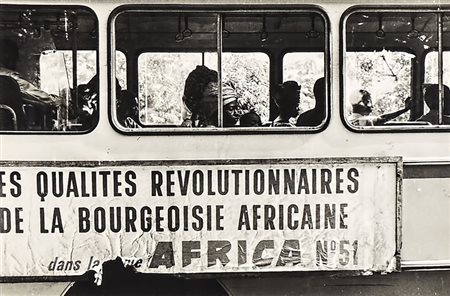 MARIO DONDERO Un autobus a Dakar 1960 circa - Bus in Dakar stampa alla...